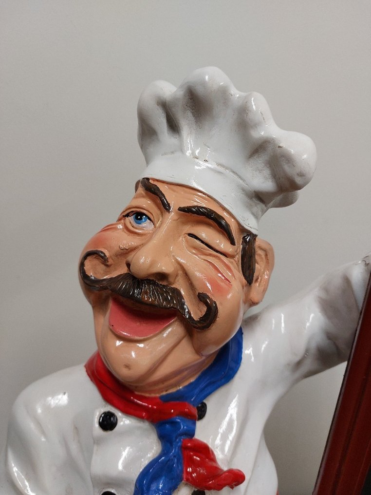 Statue, 64 cm high cook of baker - 64 cm - polyresin #2.1