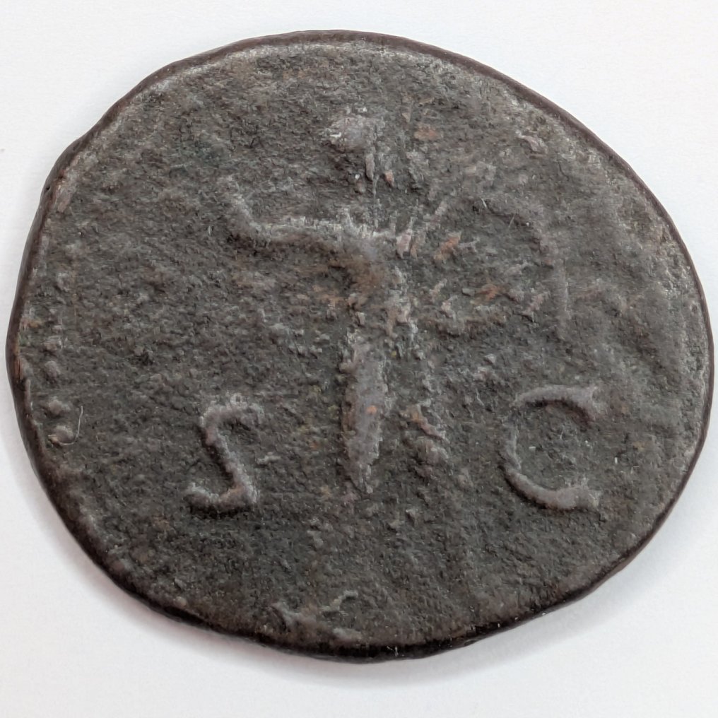 Roman Empire. Claudius (AD 41-54). As Roma - Minerva  (No reserve price) #1.0