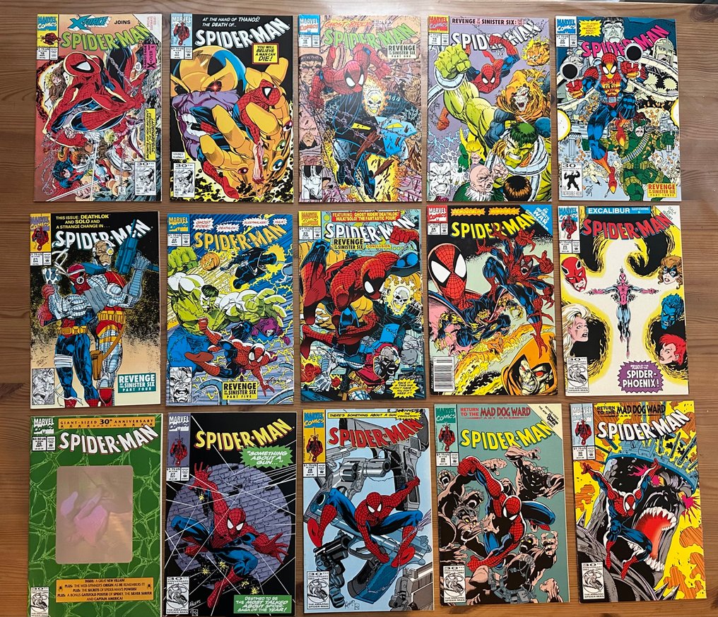 Spider-Man Vol. 1 - #1 à 98 Série Complète + Variant Dusk - 99 Comic collection - EO - 1990/1996 #1.0