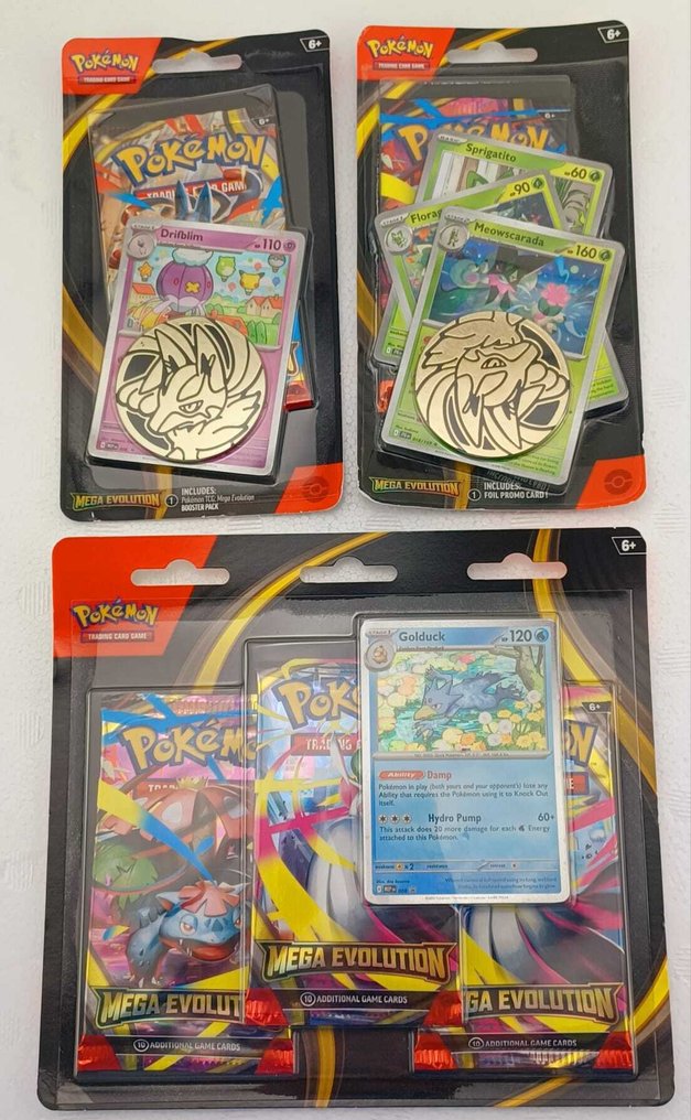 Pokémon - 3 Blister pack - Mega Evolution - Various sets #1.0