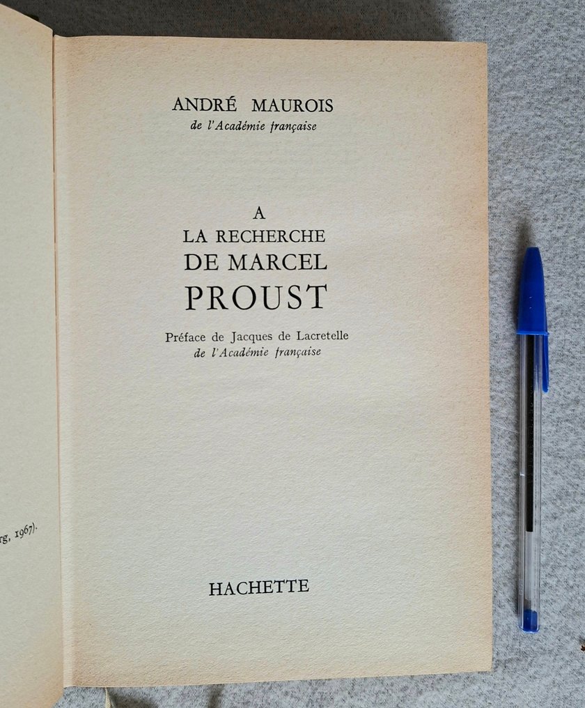André Maurois - Trois Vies Romantiques (Edition spéciale numérotée et limitée à 3200 exemplaires) / A la Recherche - 1965 #4.3