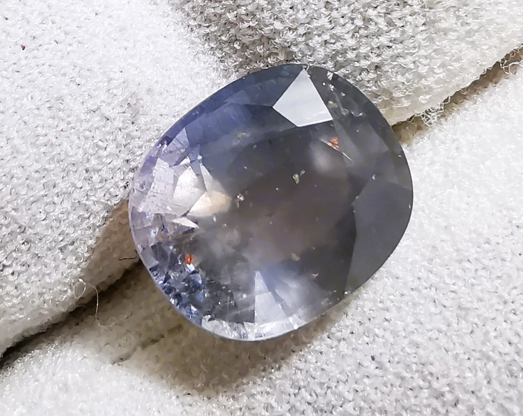 No reserve price - 1 pcs  Blue, Violet Sapphire  - 7.92 ct - Instituto Gemólogico Español (IGE) #4.3
