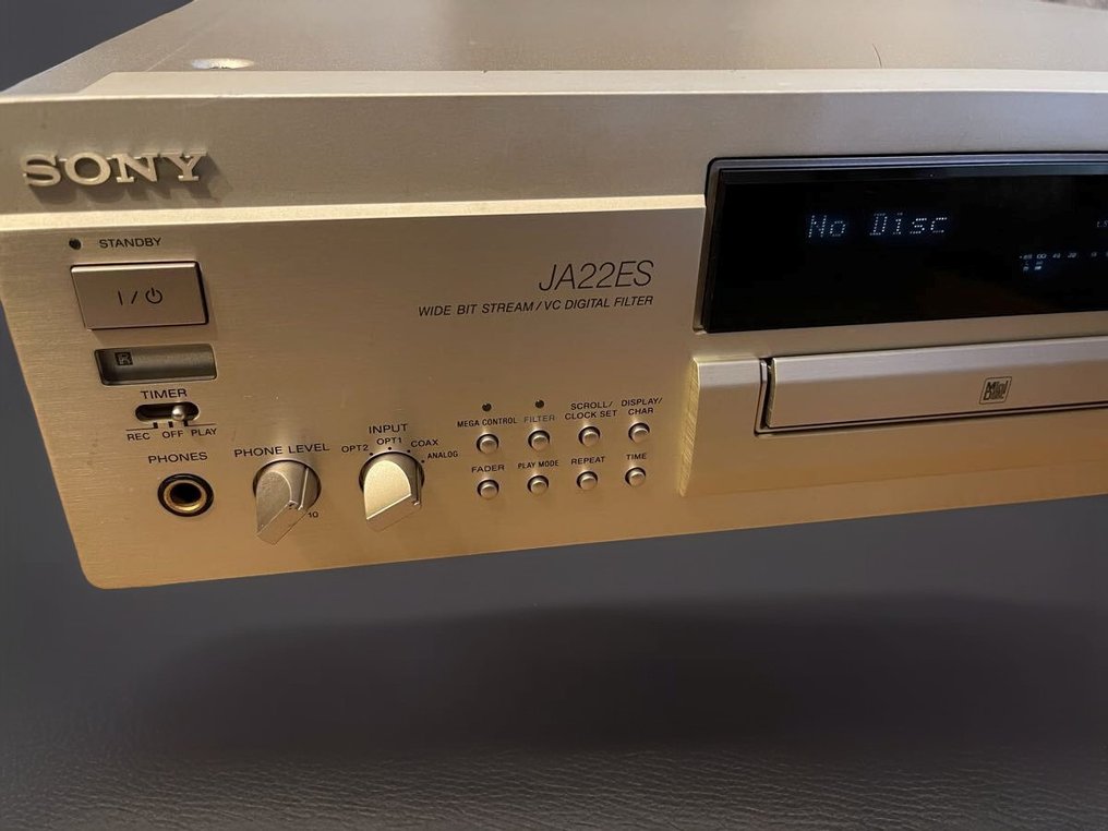 Sony - MDS-JA22ES – ES Series Minidisc dæk #4.3