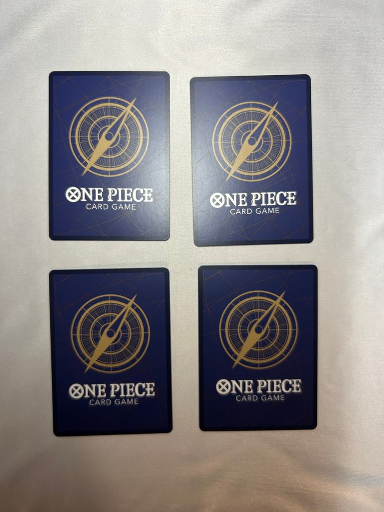 Bandai - 4 Card - One Piece ST17-004 OP05-062 OP08-074 ST13-016 Foil, Alternate art #1.0