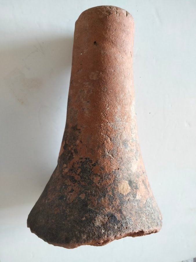 Ancient Roman Terracotta Amphora, fragment - 20 cm  (No reserve price) #3.2