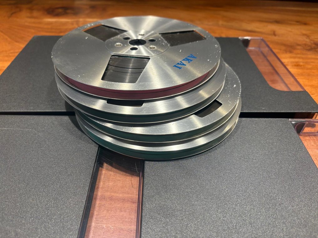 Akai - 18cm metal reels with tape Reel to reel audio #2.1