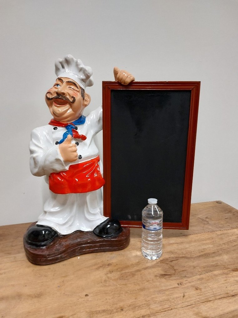 Statue, 64 cm high cook of baker - 64 cm - polyresin #1.0