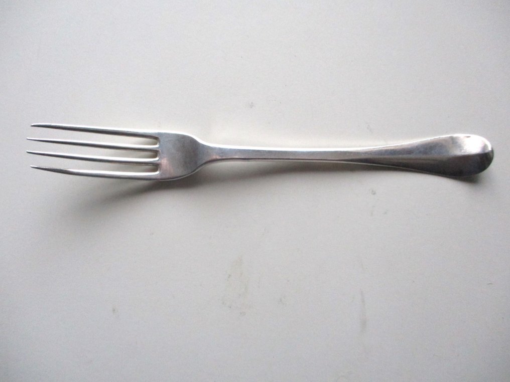 18e-eeuwse tafelvork in 1783 gemaakt door - Frederik Rudolph Precht, Amsterdam (1744-1787) - Fork - 18th-century, Amsterdam's praise - .934 silver #1.0