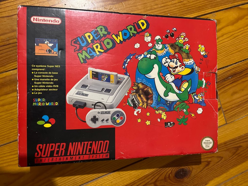 Nintendo - Snes - Super Nintendo - Super Mario World Bundle - Video game console + games - In original box #1.0