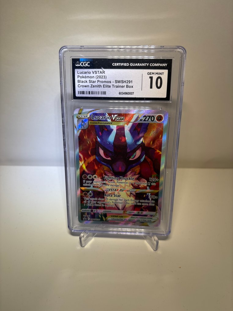 Pokémon - 1 Graded card - Lucario VSTAR SWSH291 Προωθητική κάρτα, Foil - CGC 10 - Sword & Shield #1.0