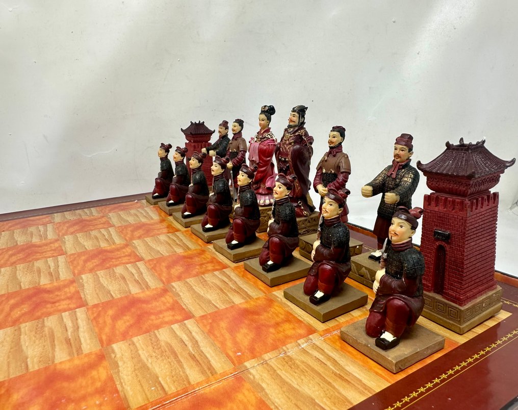 Chess set - Guerreros de terracota - Resin #4.3