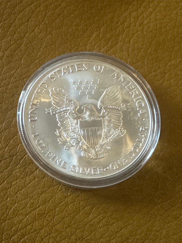 Ηνωμένες Πολιτείες. 1 Dollar 2000 American Eagle - Colorized - , 1 Oz (.999)  (χωρίς τιμή ασφαλείας) #2.1