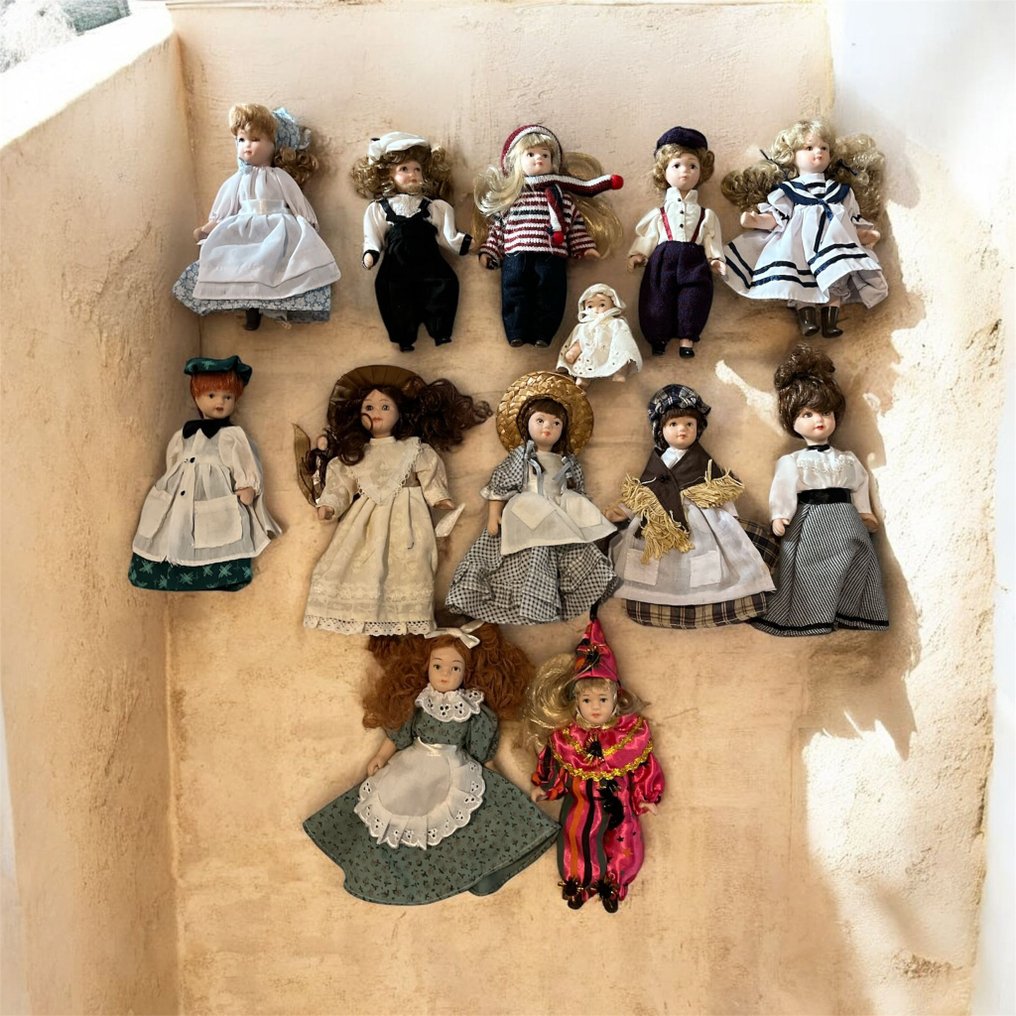 No Marca - Poupée Lotto di bambole vintage da collezione - 1900-1910 #2.1