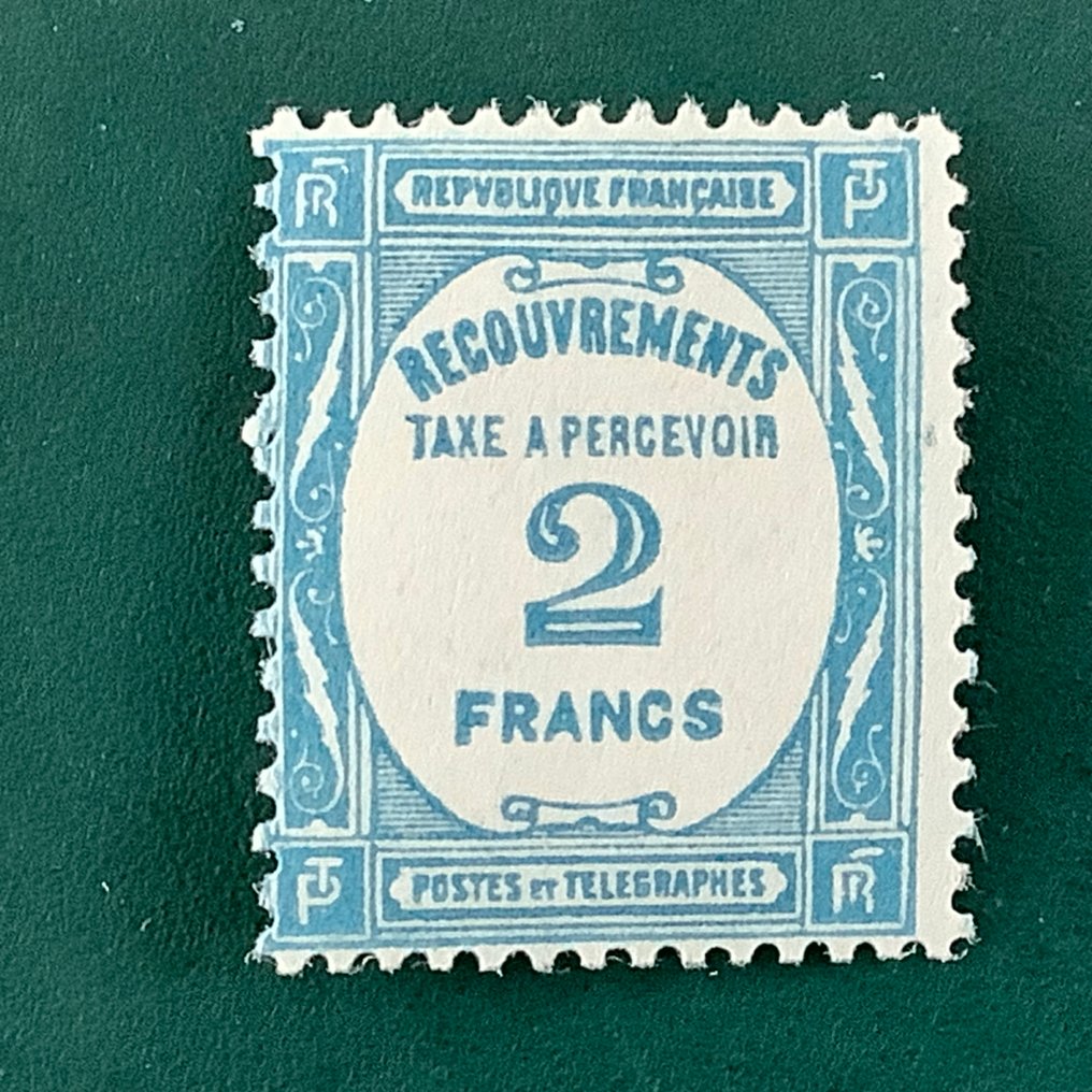 Γαλλία 1927/1931 - Τέλη : 2 Fr Εισπράξεις - MNH - Yvert 61 #1.0