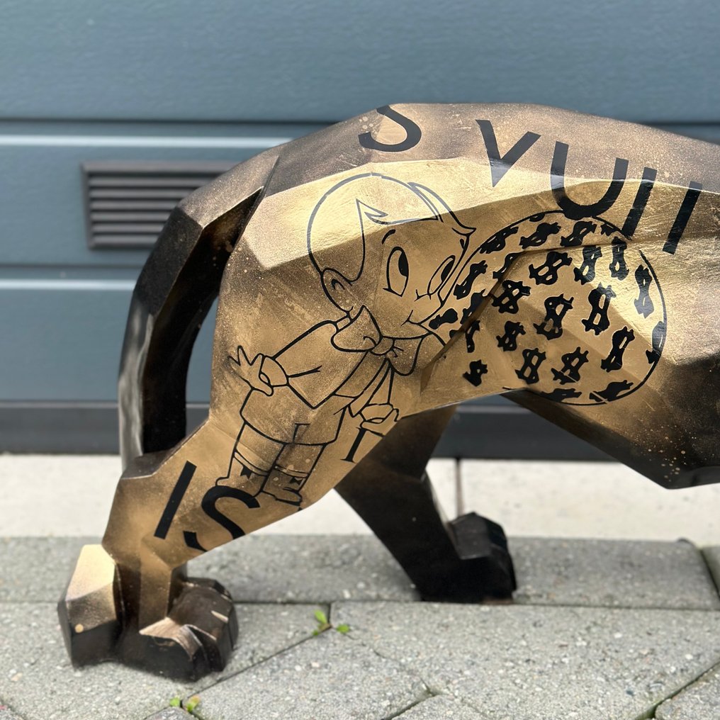 Daluxe Art - 1999 • 1/1 Pop Art Panther | Richie Rich Theme • XL #4.3