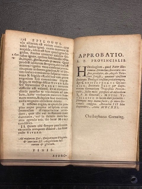 Hieremia Drexelio (Jeremias Drexel) - Horologium Auxiliaris Tutelaris Angeli - 1621-1621 #4.3