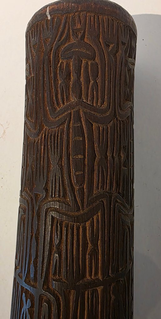 Snelhoorn - πρώην συλλογή Jac Hoogerbrugge. - Fu - Asmat - Δυτικό Παπούα #2.1