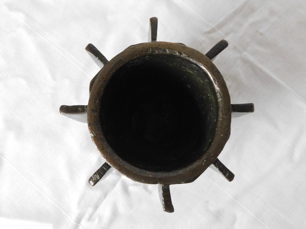 Mortaio - Bronzo - Mortaio ottagonale #3.2