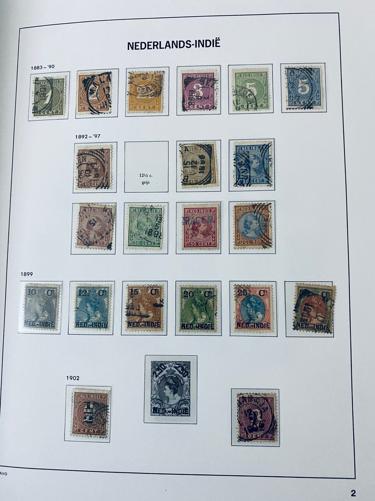 Ολλανδία και υπερπόντια εδάφη  - Συλλογή NL-Indië / Ινδονησία + Γουινέα στο άλμπουμ Davo LX. #2.1