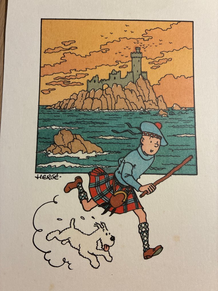 Studio Herge - Tirages Aquarelles - Tintin Ecossais #1.0
