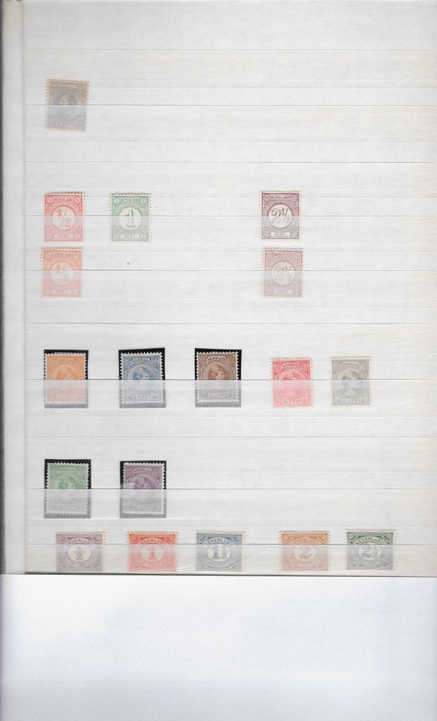 荷兰 1923/1933 - 漂亮的收藏，自1923年起的未使用邮票。 #1.0