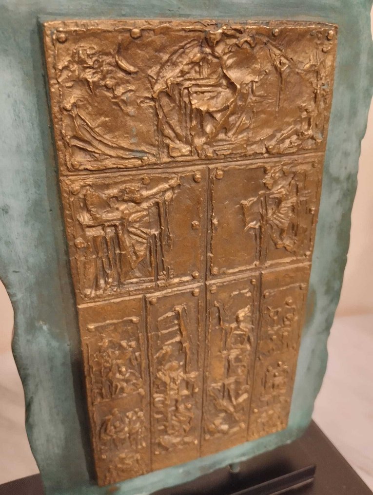 Ανάγλυφο, Porta Santa - 35 cm - Μπρούντζος, Ξύλο, Μέταλλο #3.2