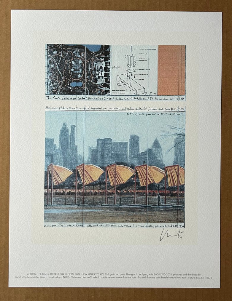 Christo (1935-2020) - The Gates - signed #1.0