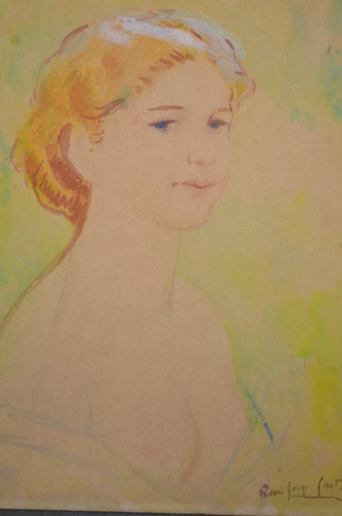 法国学校 (XX) - Portrait de jeune femme #1.0