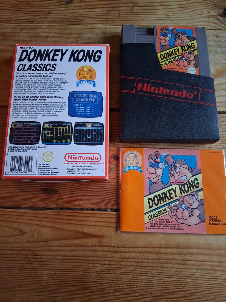 Nintendo - Nes - Donkey Kong Classics - Videojogo - Com caixa a reproduzir a original #3.2