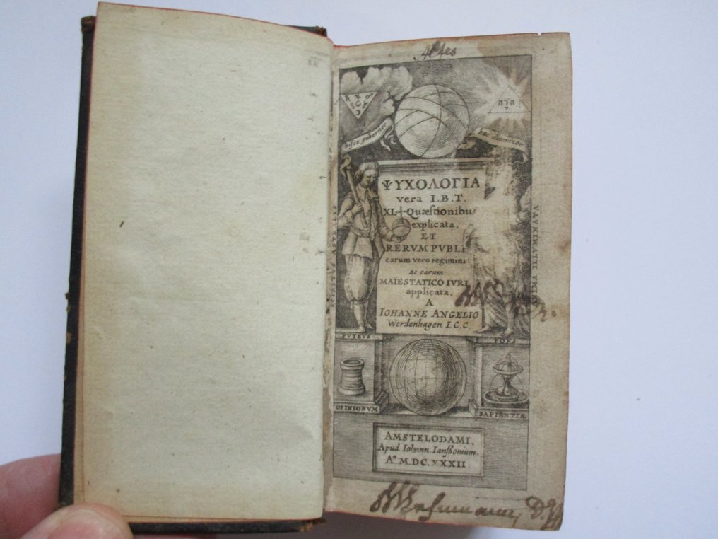 [Böhme, J.]. J.A. von Werdenhagen - Psychologia vera I.B.T. XL Quaestionibus explicata(..) - 1632 #2.1