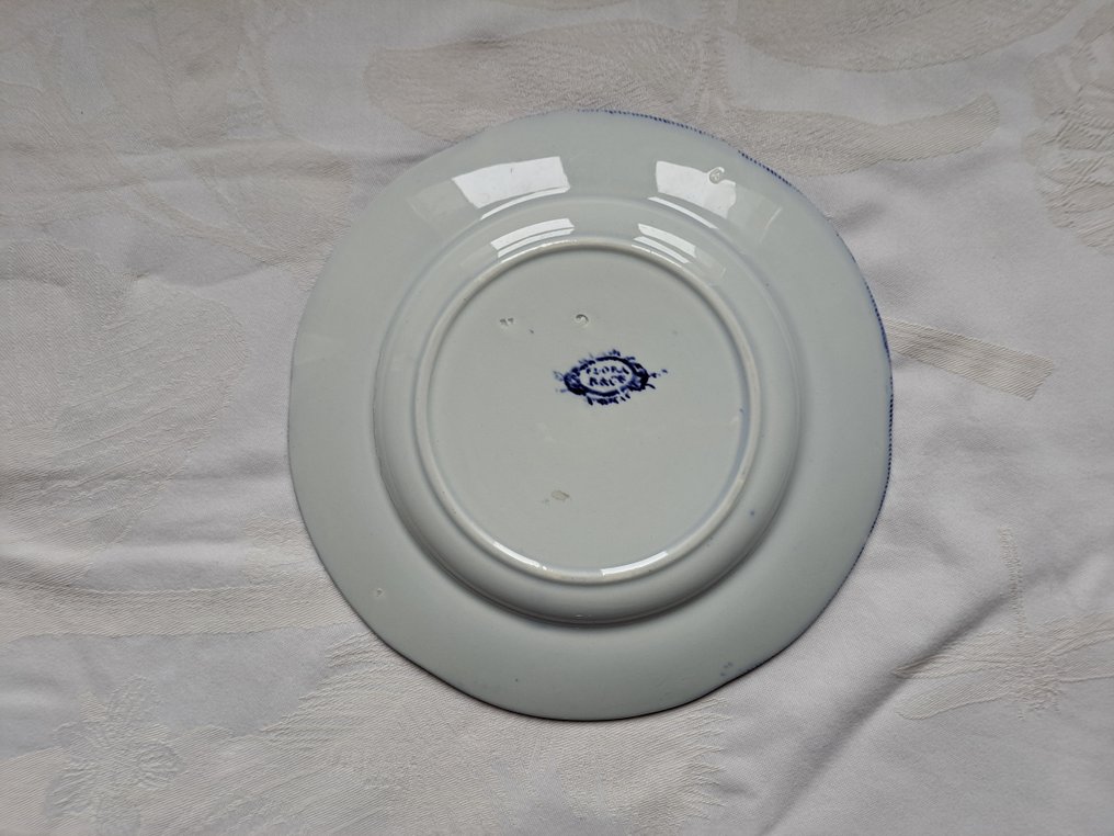 Creil-et-Montereau - Servierplatte - Flora - Töpferware #3.2