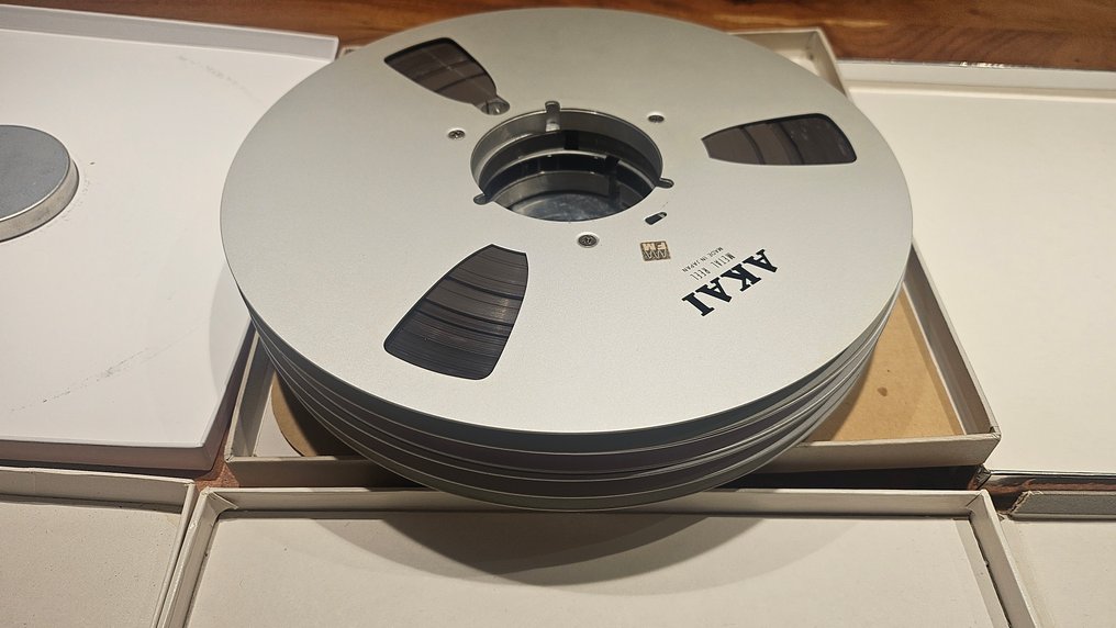 Akai, Sony, basf,Ampex - 26cm reels with tape - Reel to reel audio - Multiple models #4.3