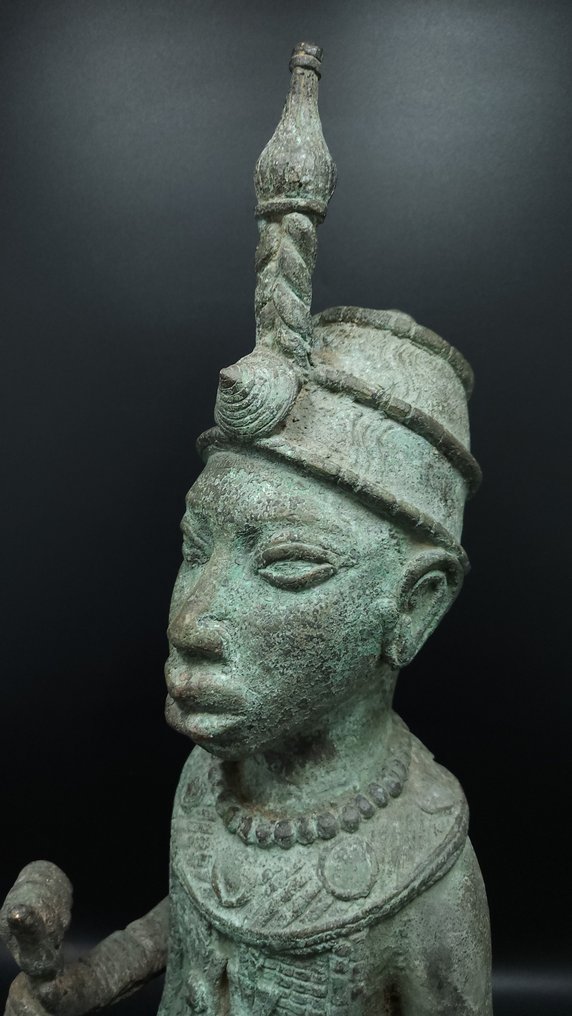 Superb royal bust - Bini/Edo - Nigeria  (No reserve price) #4.3