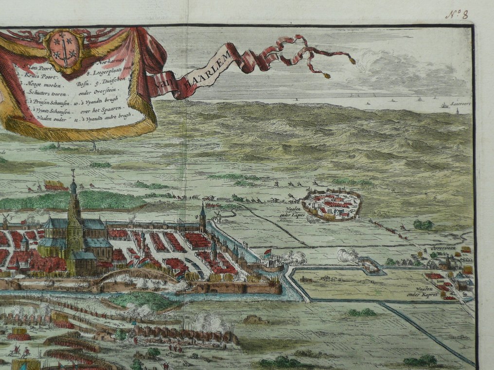 Netherlands - Haarlem, Heemstede, Overveen, Aerdenhout; C. Decker - Het beleg van Haarlem - 1681-1700 #3.2