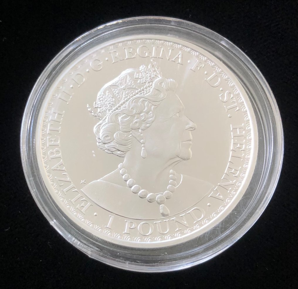 Saint Helena. 1 Pound 2021 Una & the lion  (Ingen reservasjonspris) #3.2