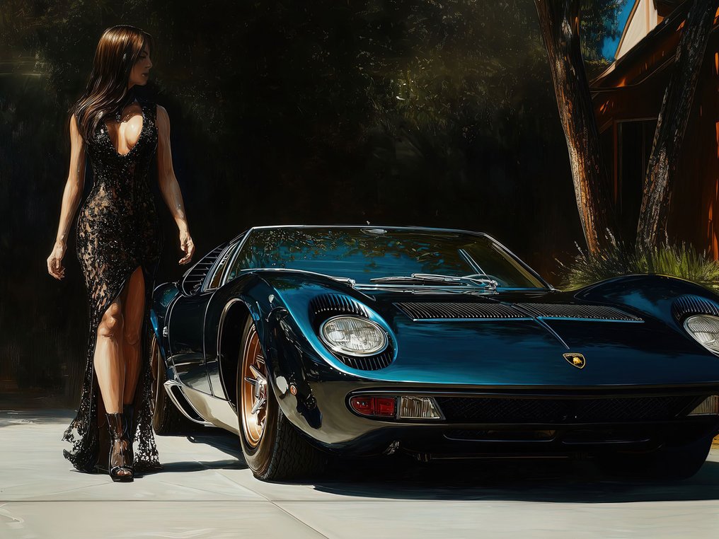 Canvas Fit - Alberto Ricardo - Lamborghini, elegancia salvaje #1.0