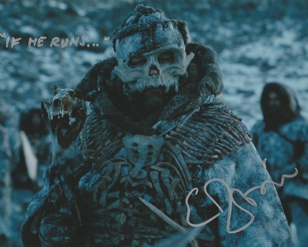 Game of Thrones - Signed by Edward Dogliani (Lord of Bones) #1.0