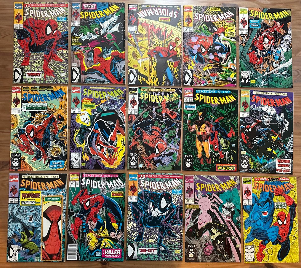 Spider-Man Vol. 1 - #1 à 98 Série Complète + Variant Dusk - 99 Comic collection - EO - 1990/1996 #1.0