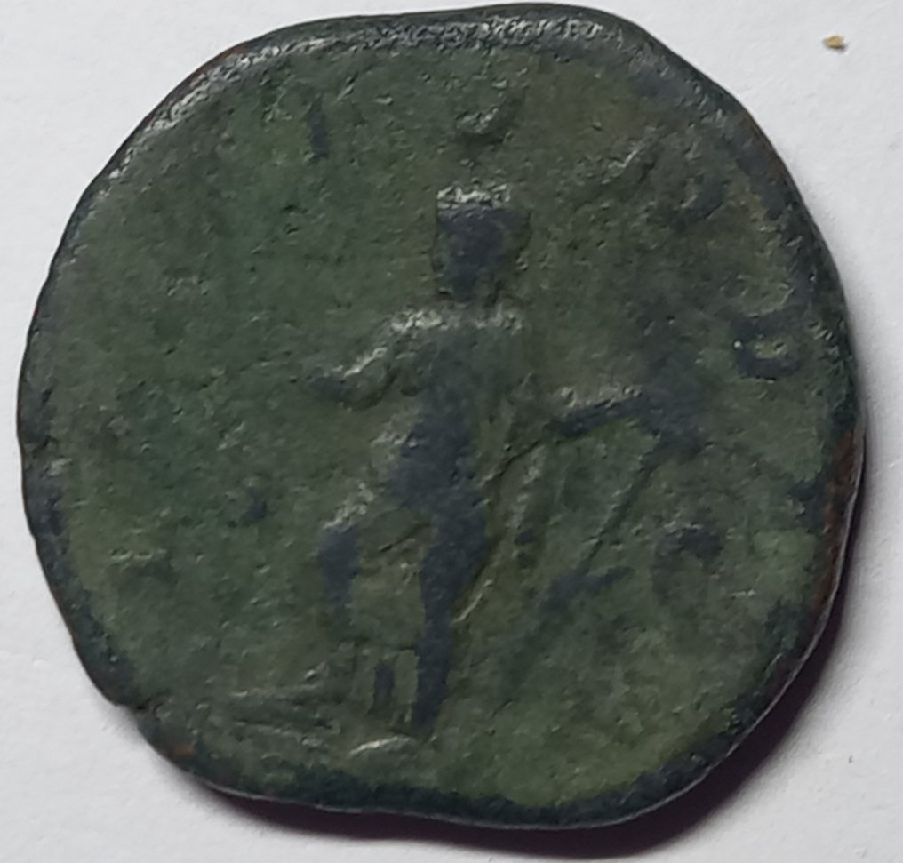Roman Empire. Philip I (AD 244-249). Sestertius Rome - LAET FVNDATA  (No reserve price) #1.0