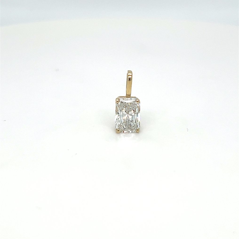 No reserve price - Pendant - 14 kt. Yellow gold - 1.01ct. tw. Diamond (Lab-grown) #2.1