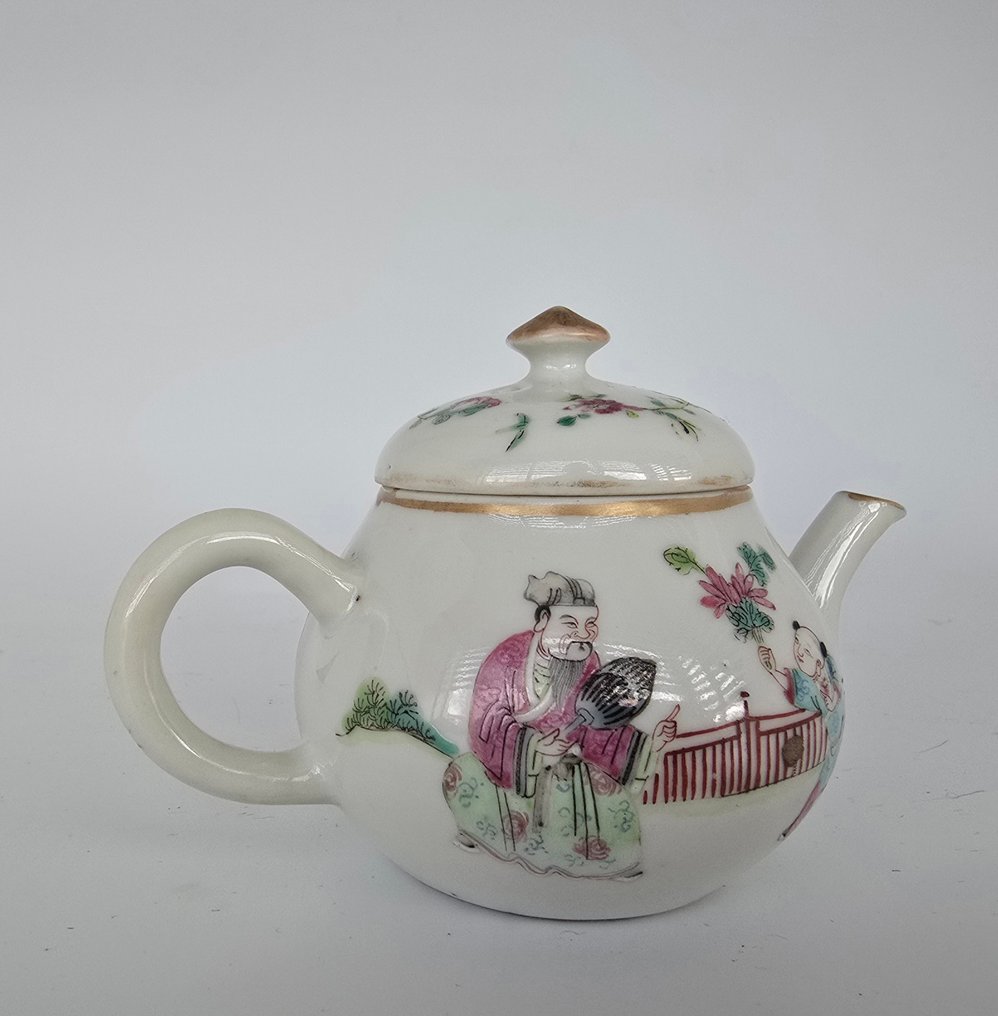 茶壶 - 瓷 - 粉彩茶壶 #2.1