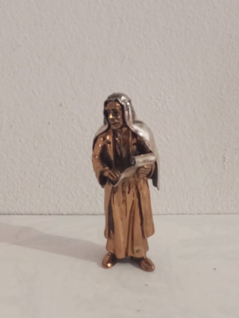 angini sorini - 小塑像 - personaggio arabo - 银青铜 #1.0
