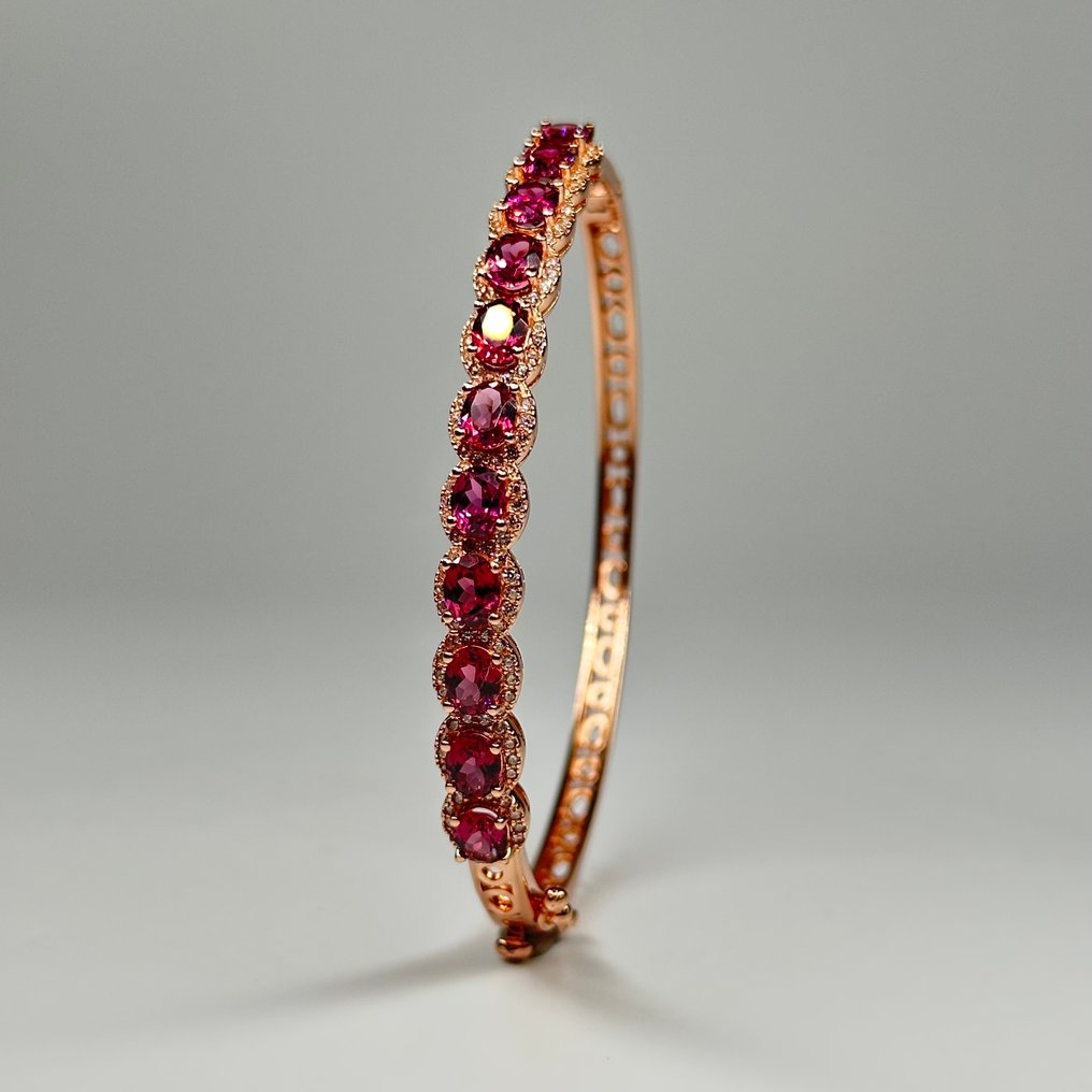 χωρίς τιμή ασφαλείας - Βραχιόλι Ασήμι 925 Γρανάτης #1.0