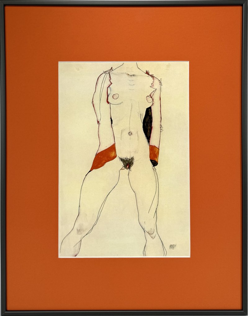 Egon Schiele (1890-1918), (after) - model #4.3