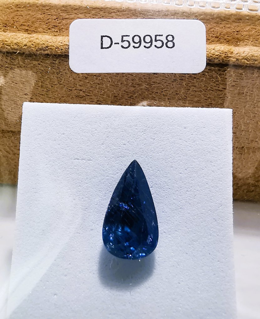 没有保留价 - 1 pcs  蓝色 蓝宝石  - 4.40 ct - 西班牙宝石学院（IGE） - 斯里兰卡 / 无热 #4.3