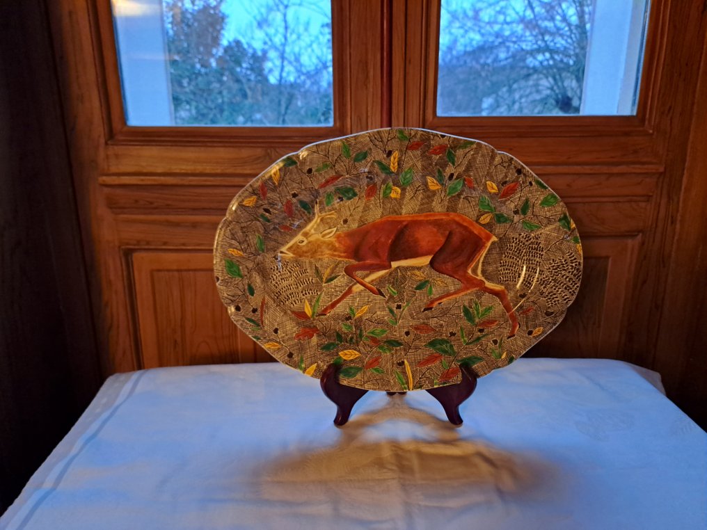 Gien - Jean Bertholle - 盘子 - Rambouillet - 陶器 #1.0