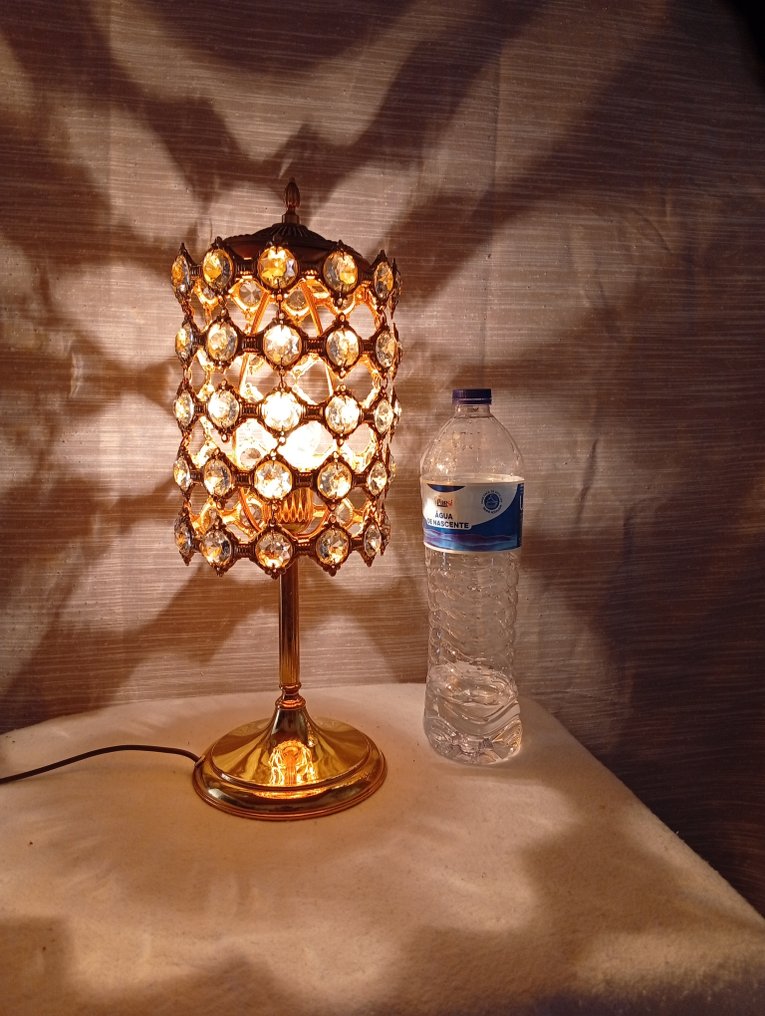 Bordlampe - Messing, Krystall, Bronse - Grande 48 cm #4.3