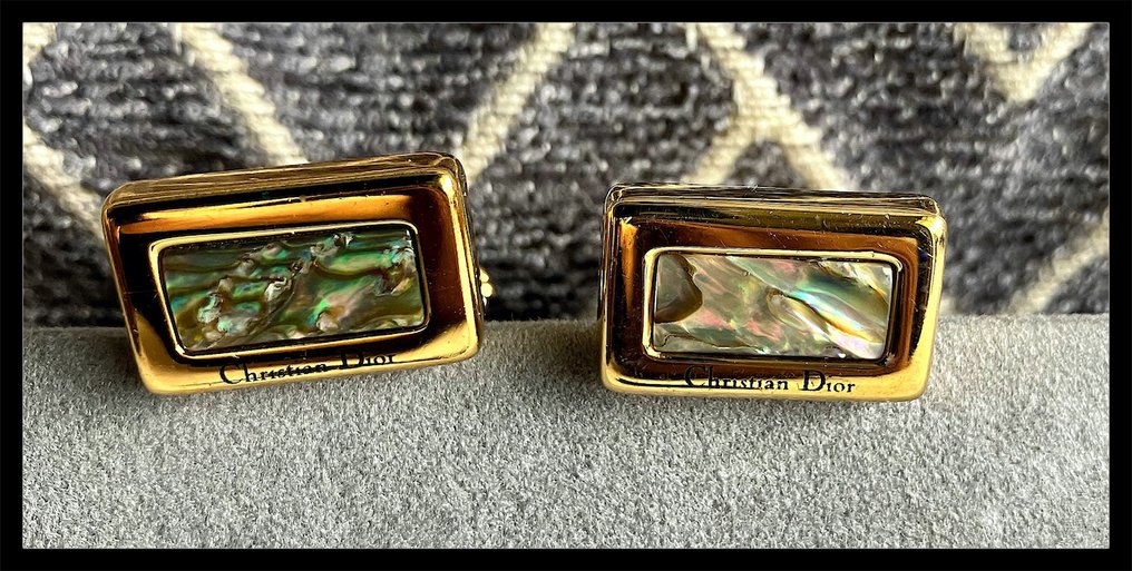 Christian Dior - Placat cu aur - Butoni #1.0