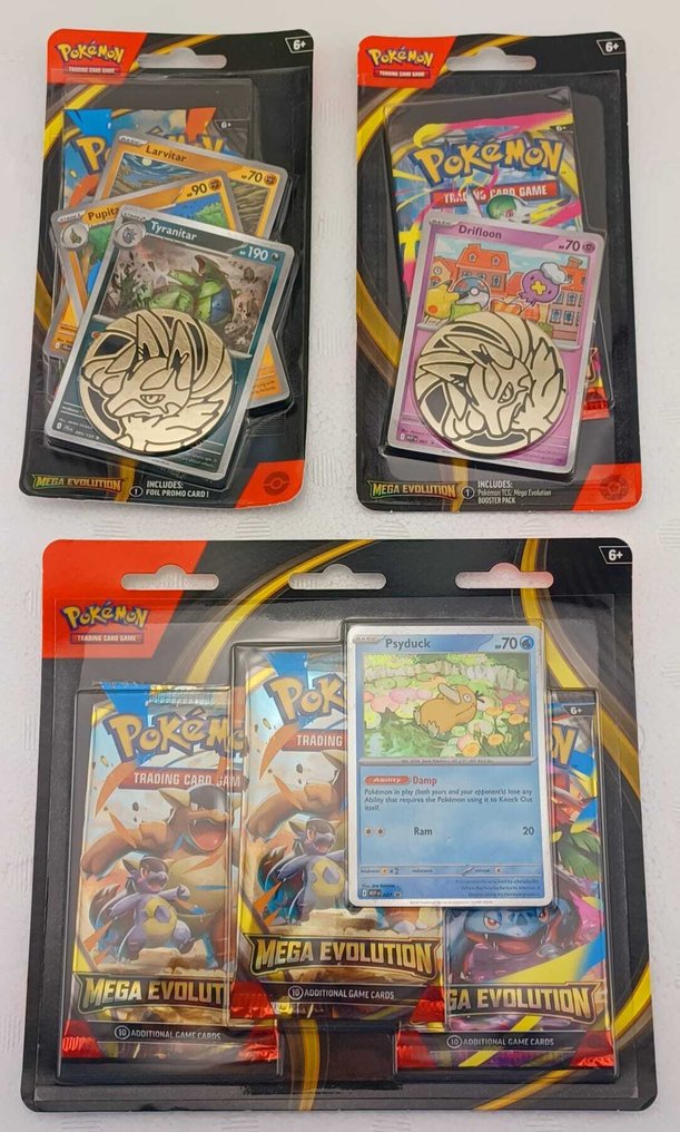 Pokémon - 3 Blister pack - Mega Evolution - Various sets #1.0