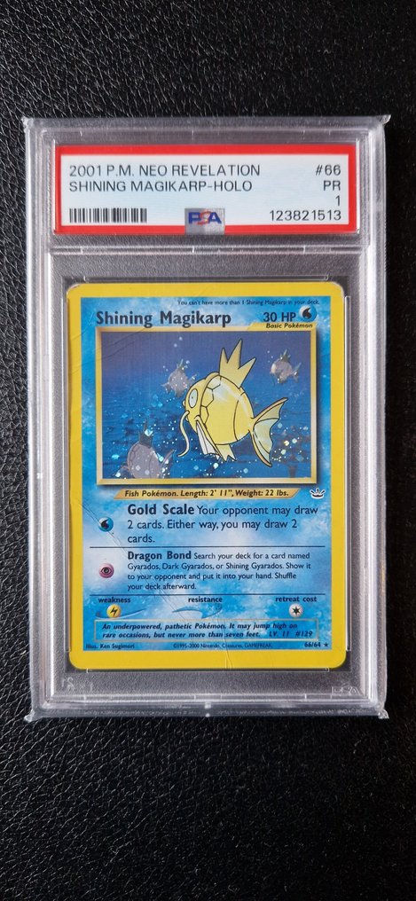 1 Graded card - PSA 1 #1.0